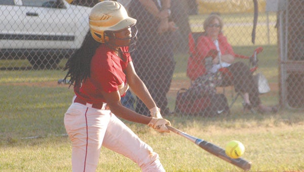 Shaquanna Jones gets a hit during Northview’s win over Escambia Academy Wednesday. 