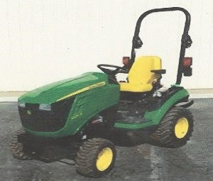 Investigators say the stolen tractor looks similar to this one.