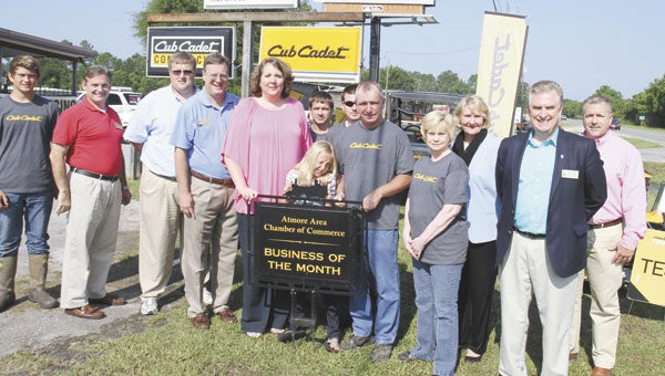 Escambia Lawn Equipment Center was named the Business of the Month for June.