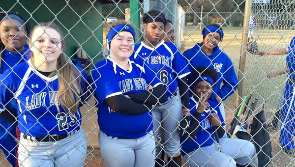 Escambia County’s softball team hasn’t won a game this season, but is improving. | Submitted photo